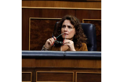 La ministra de Hacienda, María Jesús Montero. JUAN CARLOS HIDALGO
