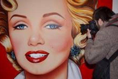Una de las obras de la exposición «Una vida de leyenda. Marilyn Monroe»