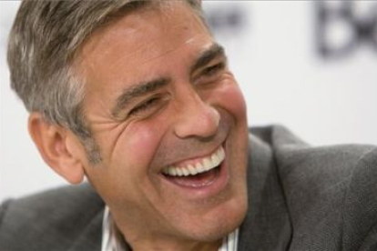 Clooney, durante la rueda de prensa ofrecida en Toronto.