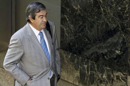 Francisco Álvarez-Cascos, a su llegada a la Audiencia Nacional el pasado 13 de agosto.