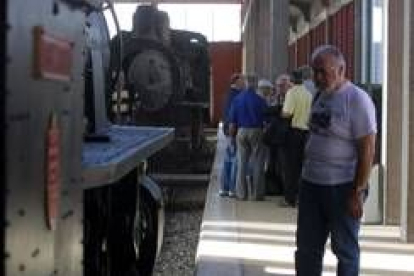 Los franceses tuvieron una buena impresión del Museo del Ferrocarril de Ponferrada