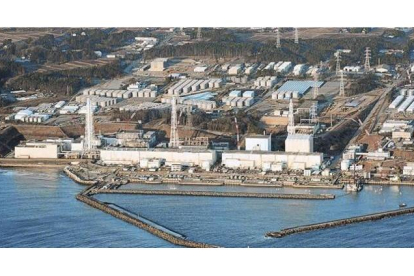 Imagen aérea de la central nuclear de Fukushima, el pasado agosto.