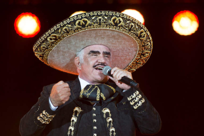 El cantante mexicano Vicente Fernández. FERNANDO ACEVES