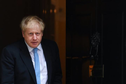 Boris Jhonson a las puertas de Downing Street. ANDY RAIN