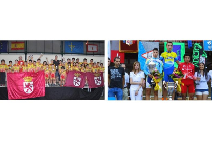 Los integrantes del CC León con sus trofeos logrados en Albandi | Nanclares, segundo en el poido en el Trofeo Villa de Cervera