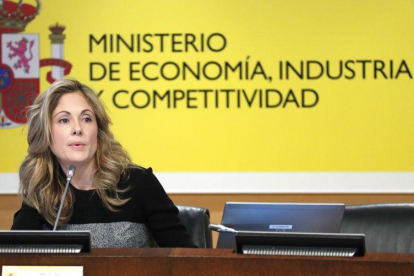 La secretaria de Estado del Tesoro, Emma Navarro.