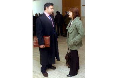 Otero y Agúndez, el pasado 2 de marzo cuando se suspendió el juicio