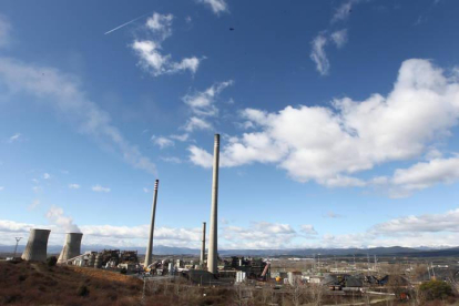 La central térmica de Compostilla en Cubillos