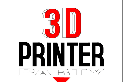 Imagen corporativa de la segunda edición de la ŗD Printer Party"  que tendrá lugar en León los días 10 y 12 de abril.