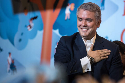 El presidente electo de Colombia, el uribista Iván Duque. ZARAMA