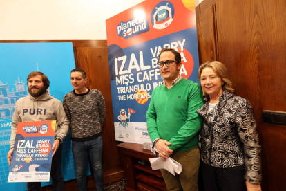 Ángel Escuredo, Roberto Mendo, Álvaro Rajo y Mari Crespo. ANA F. BARREDO