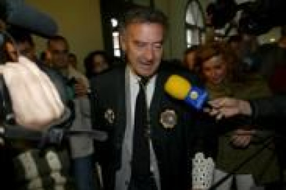 García Ancos durante el proceso contra Ismael Álvarez