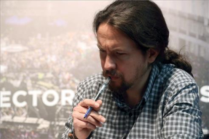 El líder de Podemos, Pablo Iglesias.