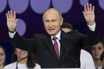 Putin, en un acto en Moscú.
