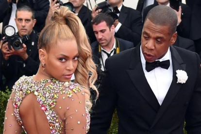 Una imagen de archivo de Beyoncé y su marido, Jay Z.