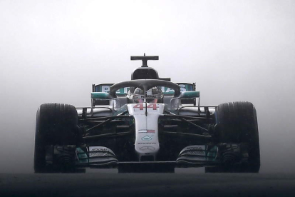 Hamilton, durante la clasificación del GP de Hungría. TAMAS KOVACS