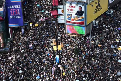 Protestas en Hong Kong por la ley de extradición.