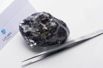 El segundo diamante más grande del mundo, de 1.758 quilates, descubierto en Botsuana.