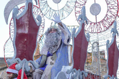 Cabalgata de los Reyes Magos en La Bañeza. MIGUEL F. B.