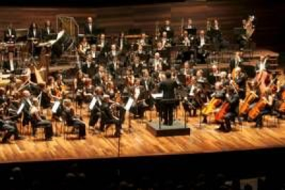 Imagen de la Orquesta Sinfónica de Castilla y León en una de sus anteriores actuaciones