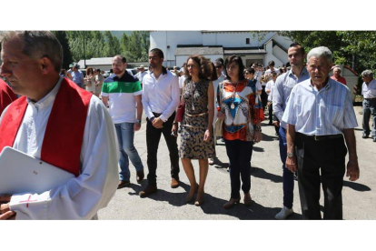 Merayo y Vidal, en la procesión de San Pedro en Dehesas.
