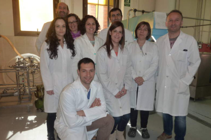Equipo de investigadores de la Universidad de León