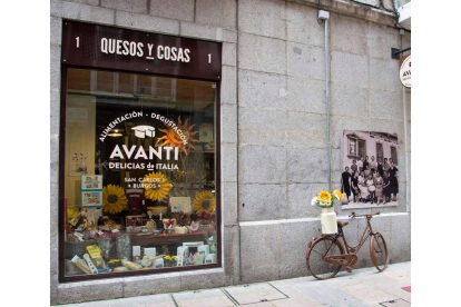 Este establecimiento de productos italianos en Burgos fue financiado por Iberaval.