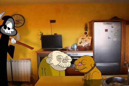 Fotograma del corto de animación ‘Kill Kurt’, del joven realizador leonés Guillermo González Fidalgo. MOONWALK