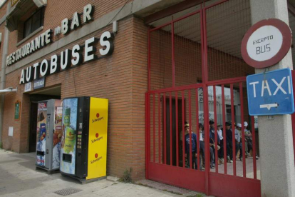 La estación de autobuses de Astorga en una imagen de archivo.