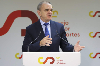 El presidente del CSD, José Manuel Franco. AGENCIAS