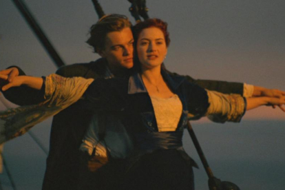 Leonardo DiCaprio y Kate Winslet en una escena de 'TItanic'.
