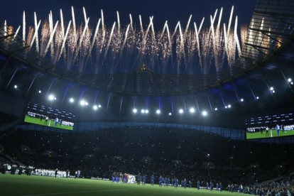 El nuevo estadio del Tottenham en su inauguración de este miércoles.