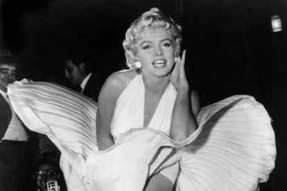 Marilyn Monroe, en la icónica fotografía planificada por Sam Shaw
