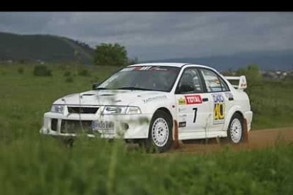 Carlos Aldecoa logró un meritorio sexto puesto con su Mitsubishi Lancer Evo.