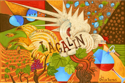 Ilustración realizada para la etiqueta de Lagalin que forma parte del 'packaging' premiado. GALLINA DE PIEL