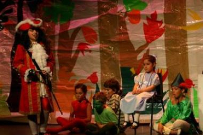Un momento de la representación de «La barraca de Colón»