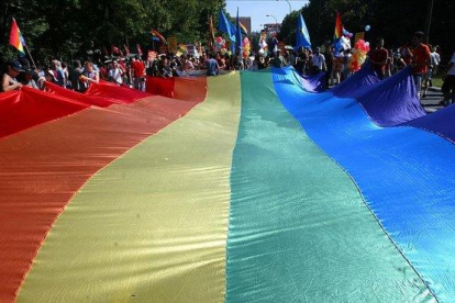 Una manifestación del orgullo gay en una imagen de archivo.