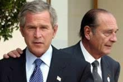 Bush y Chirac encauzan su reconciliación