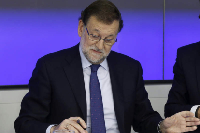 El presidente del PP y del Gobierno, Mariano Rajoy.