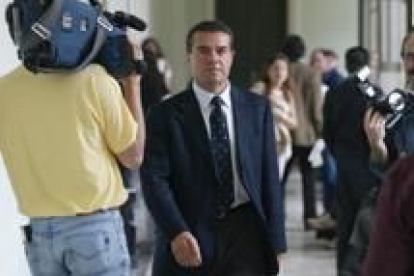 Ismael Álvarez durante el proceso seguido en la Tribunal Superior de Justicia