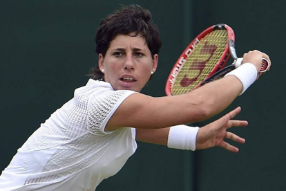 Carla Suárez juega hoy contra Venus Williams. GERRY PENNY