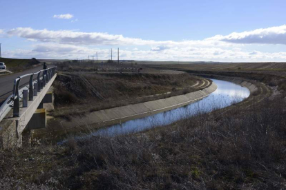 Zona de regadío en el canal de los Payuelos.