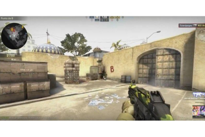 Captura de pantalla de Counter Strike.