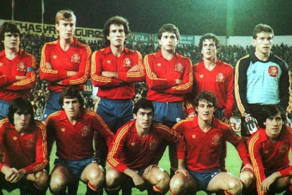 Selección española en 1983