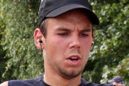 Lubitz, en una maratón en Hamburgo, en septiembre del 2009.