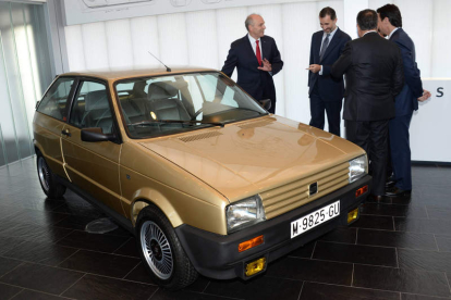 Primer coche de S.M. el Rey Felipe VI, un Ibiza 1.5 SXI, forma parte de la Colección de Coches Históricos de Seat.