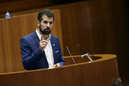 El líder del PSOE de Castilla y León, Luis Tudanca. NACHO GALLEGO