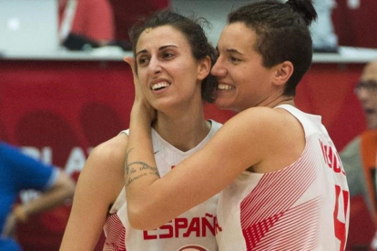 Alba Torrens y Laura Nicholls, puntales de la selección española.