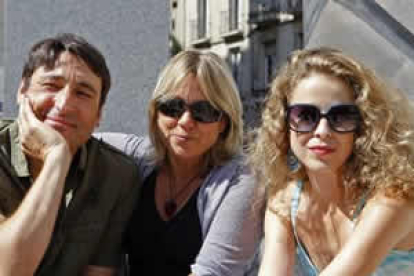Carmelo Gómez, Silvia Abascal (d) y Tamzin Townsend prasentarán en León Días de vino y rosas.