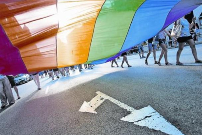 Manifestación reivindicativa del orgullo gay.